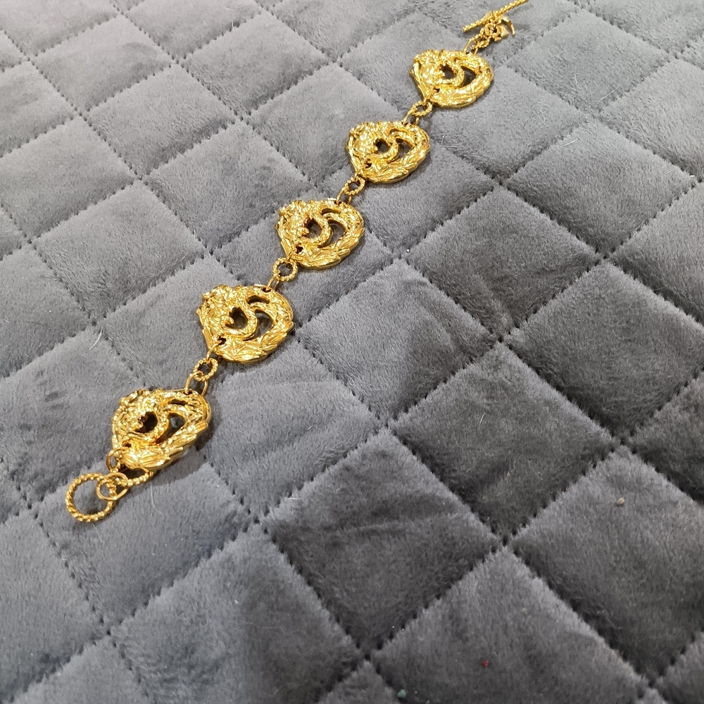 2/$10 Elegant Gold Tined Bracelet